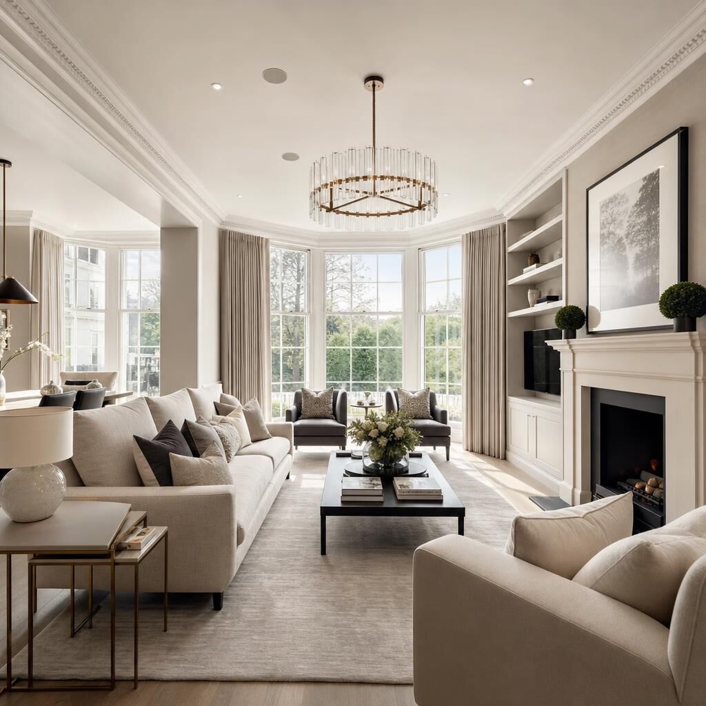 Residential interior showing the space and layout that a floorplan helps explain